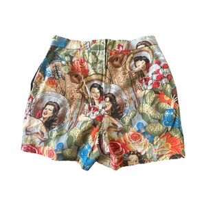 HEMET   Colorful Patterned Women Shorts YT3